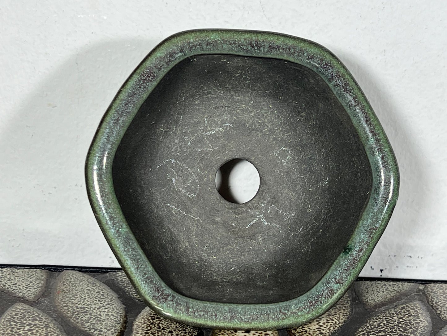 Preowned Japanese Bonsai Pot Yuuji - 3 7/8” By 4”