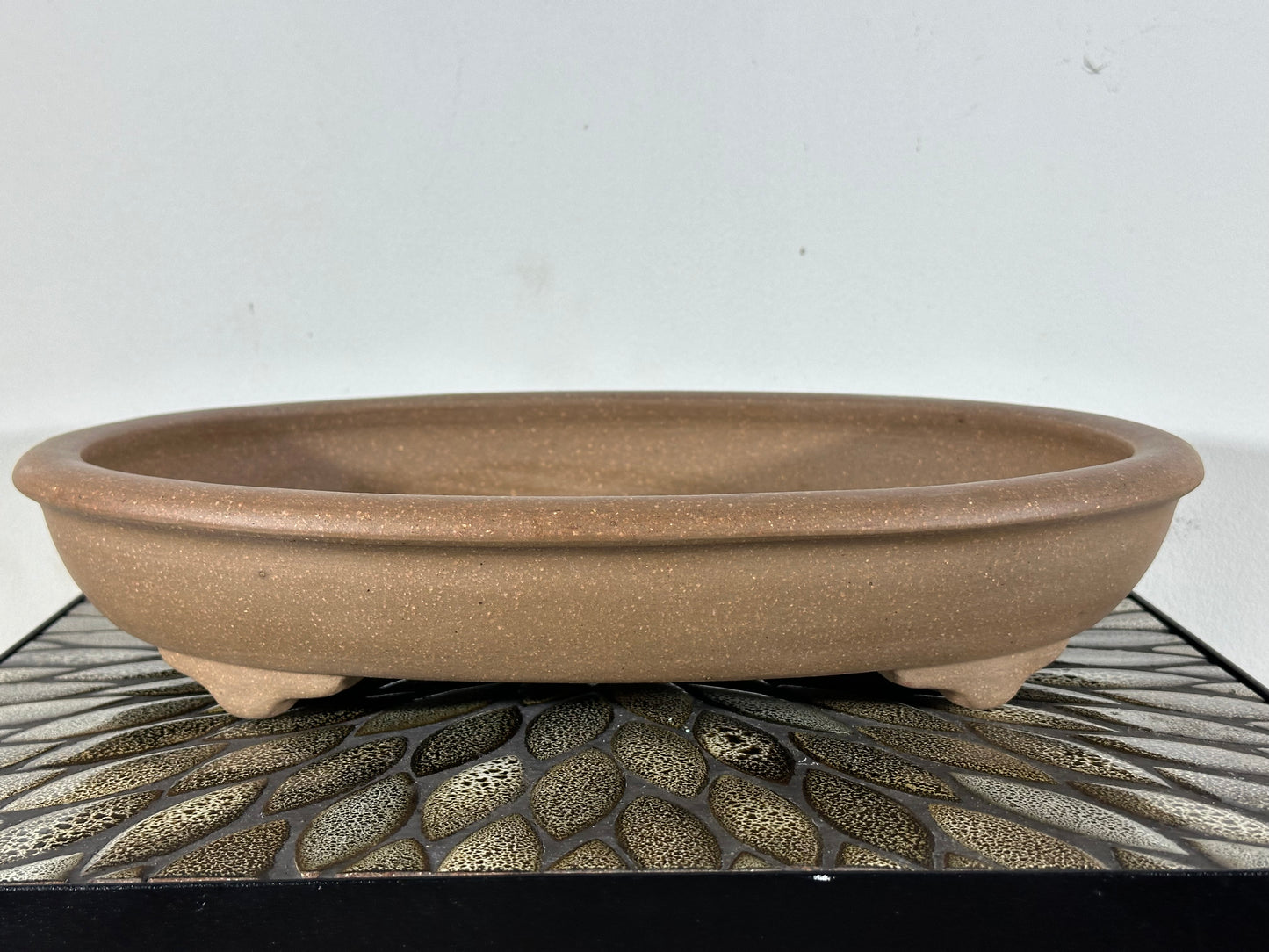NEW Japanese Tokoname Oval Bonsai Pot REIHOU - 15” By 11 3/8”