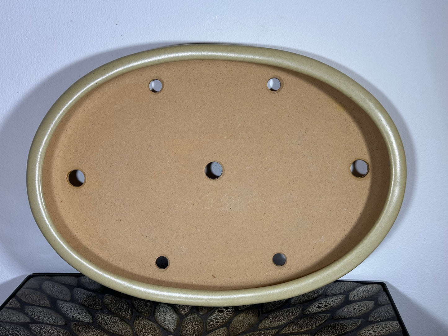NEW Japanese Tokoname Oval Bonsai Pot REIHOU - 15 1/8” By 10.5”