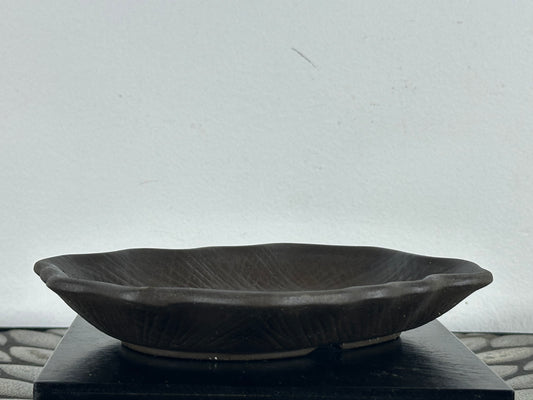 Preowned Japanese Tokoname Shallow Bonsai Pot - 7” By 5”