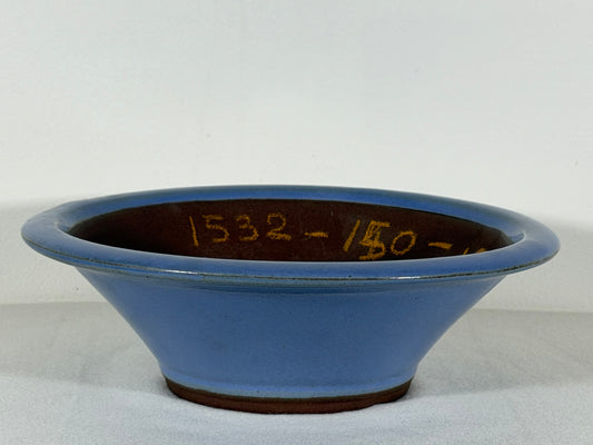 New Japanese Tokoname Round Bonsai Pot Yamaaki - 10” By 3.25”