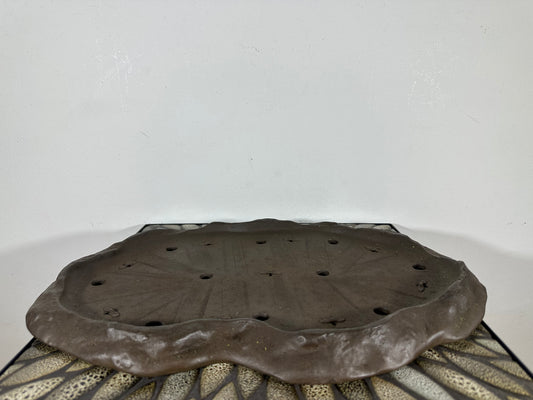 Preowned Vintage Japanese Tokoname Rectangular Slab Yamaaki - 18.5” By 12.75”