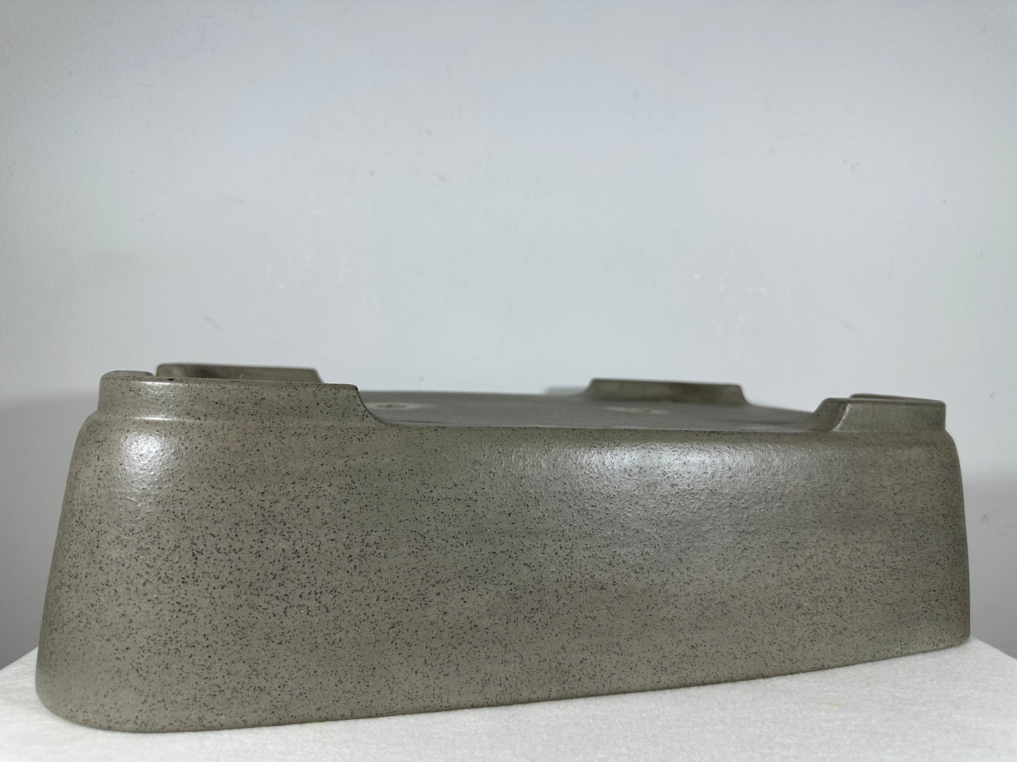 Preowned Japanese Tokoname Unglazed Rectangular Bonsai Pot Seizan - 16.5” By 11.5”