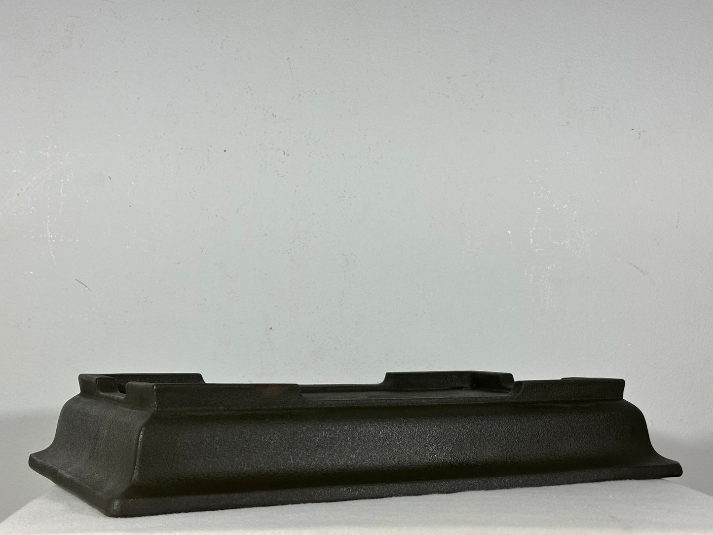 Preowned Japanese Tokoname Unglazed Rectangular Shallow Bonsai Pot Seizan - 16” By 10”