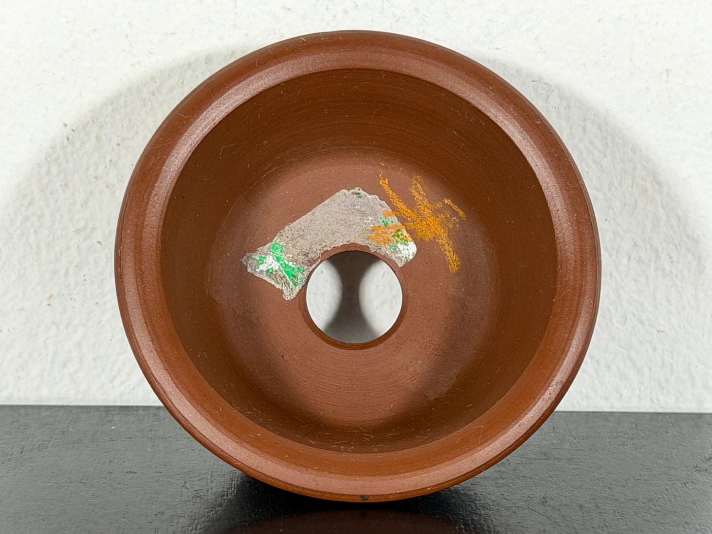 New Japanese Tokoname Unglazed Round Bonsai Pot Bigei - 2.75” By 1.25”