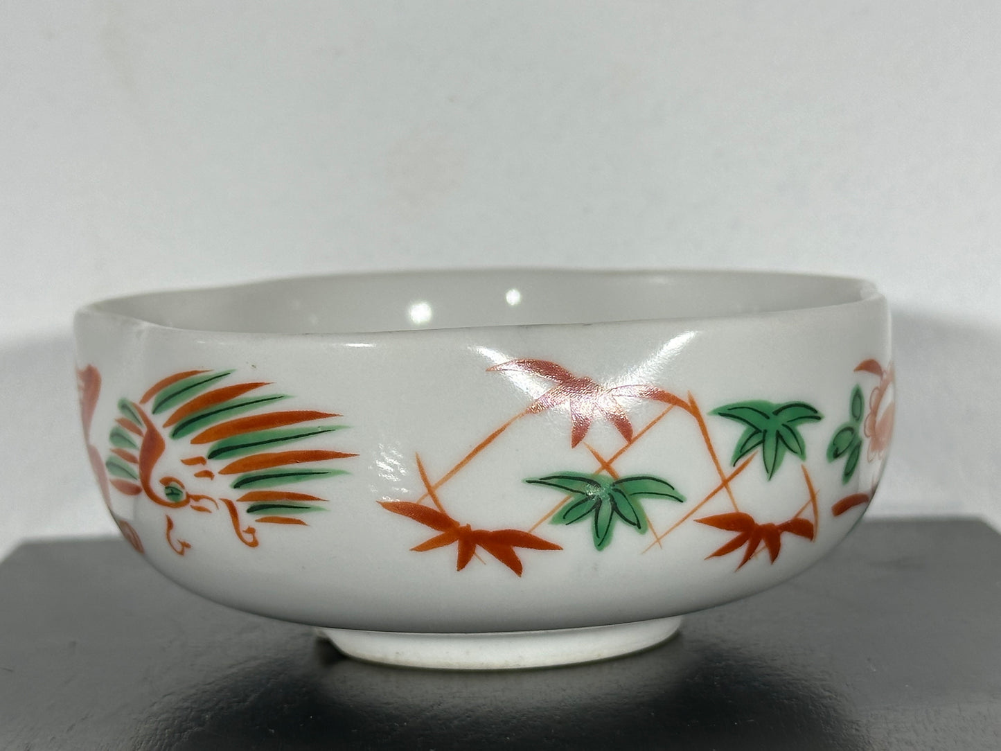 Preowned Japanese Hand Painted Pot by Kutani - 4” By 1.75”