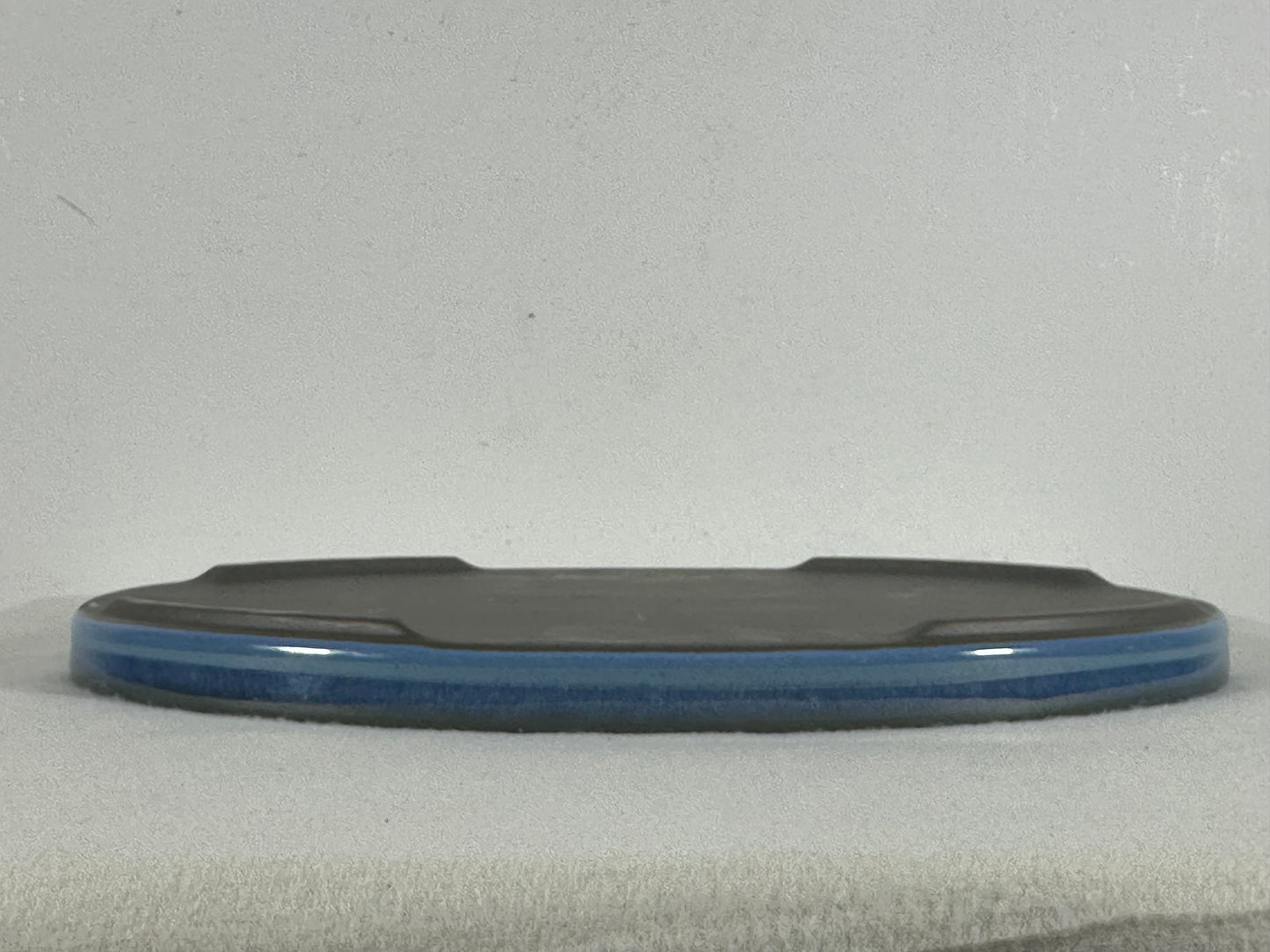 New Japanese Glazed Suiban for Suiseki Bonsai Harumatsu - 11 3/8” By 8”