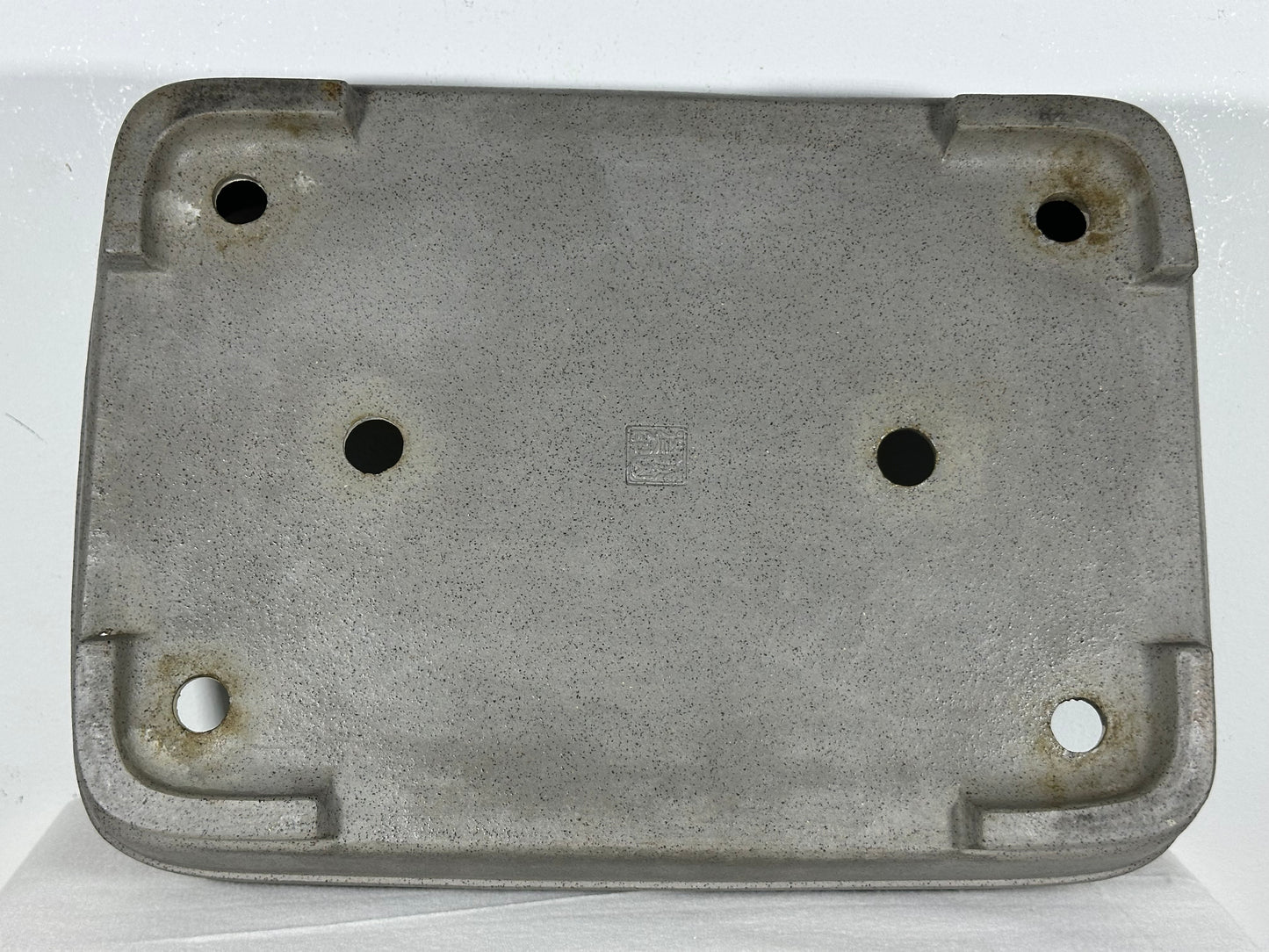 Preowned Japanese Tokoname Unglazed Rectangular Bonsai Pot Seizan - 15” By 10.75”