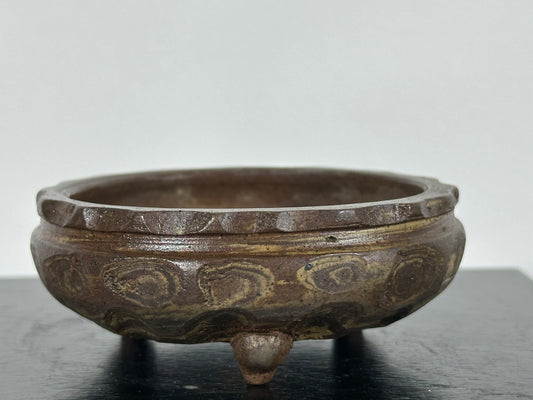 Preowned Japanese Tokoname Bonsai Pot Deiju - 3 3/8” By 1 3/8”