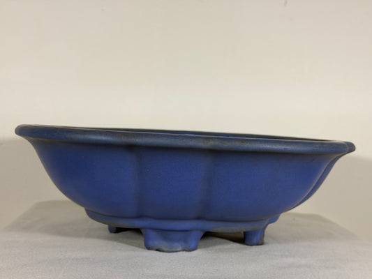 Preowned Japanese Tokoname Mokko Style Bonsai Pot Itikou - 14.75” By 13.5”