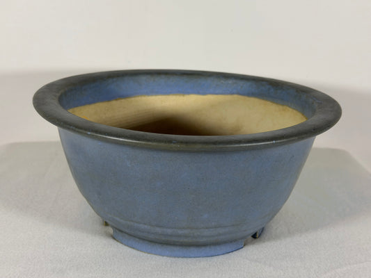 Preowned Japanese Tokoname Round Bonsai Pot Koyo - 9.75” By 4.5”