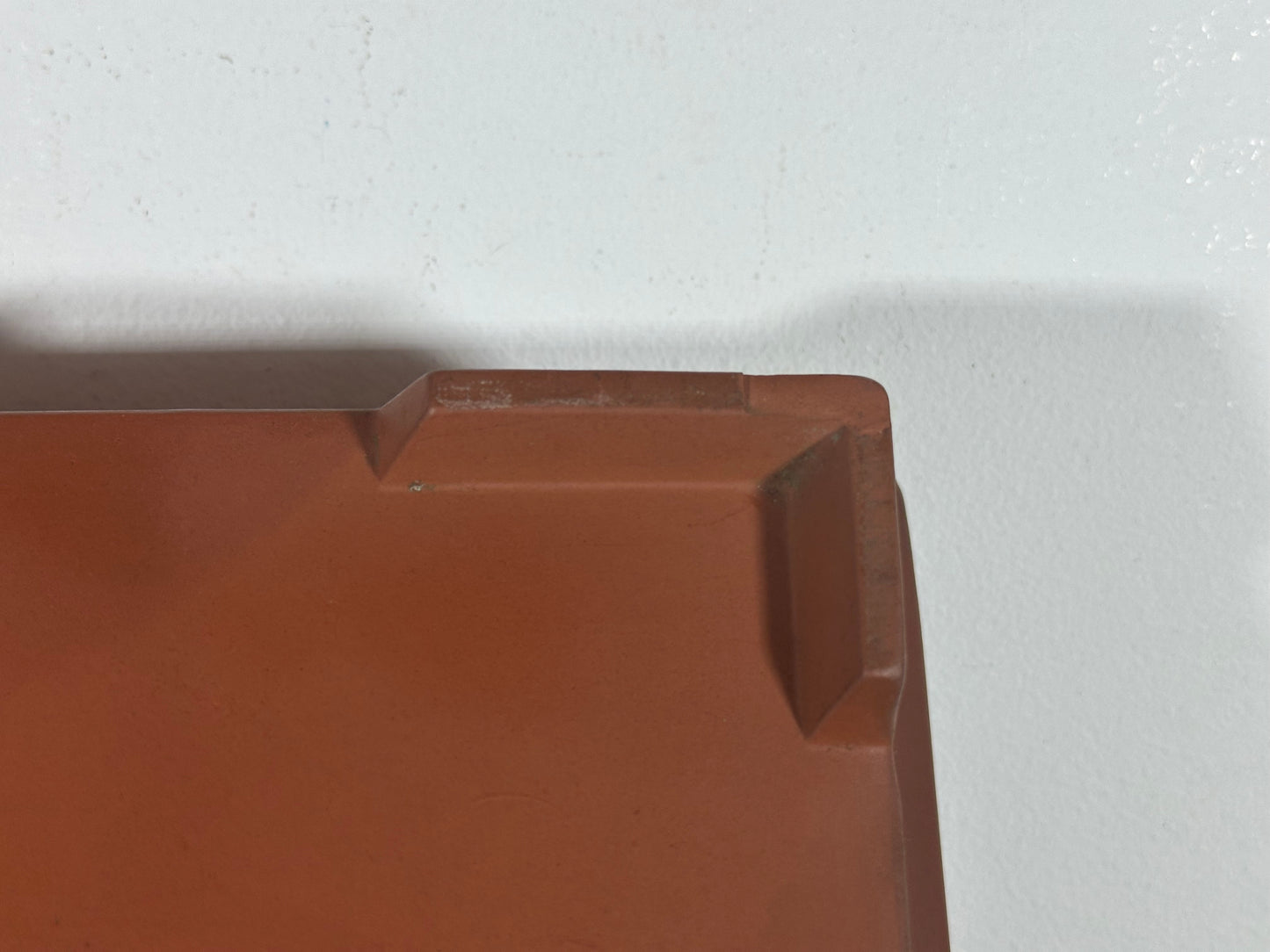 Preowned Japanese Tokoname Rectangular Bonsai Pot Syunpuu - 12.5” By 9.25”