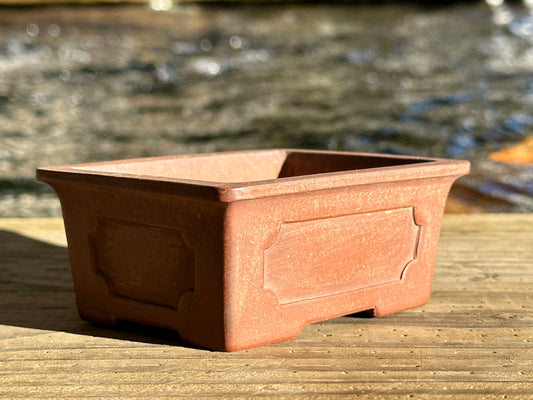 Vintage Preowned China Bonsai Pot - 4.125” By 3.25”