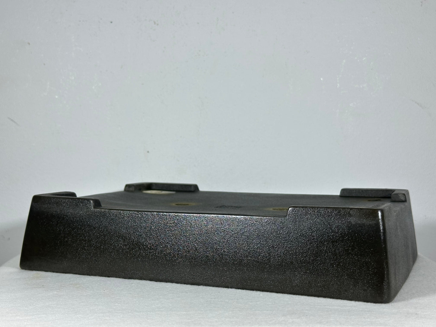 Preowned Japanese Tokoname Unglazed Rectangular Bonsai Pot Seizan - 13” By 9”