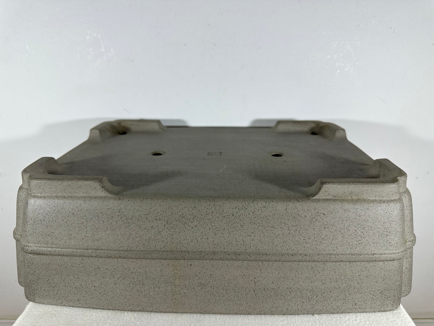 Preowned Japanese Tokoname Unglazed Rectangular Bonsai Pot Seizan - 19” By 14.25”