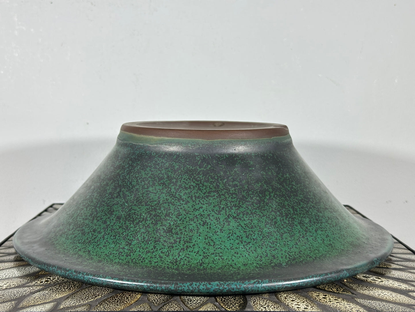 Preowned Japanese Tokoname Bonsai Pot Yamaaki - 14.75” By 4 5/8”