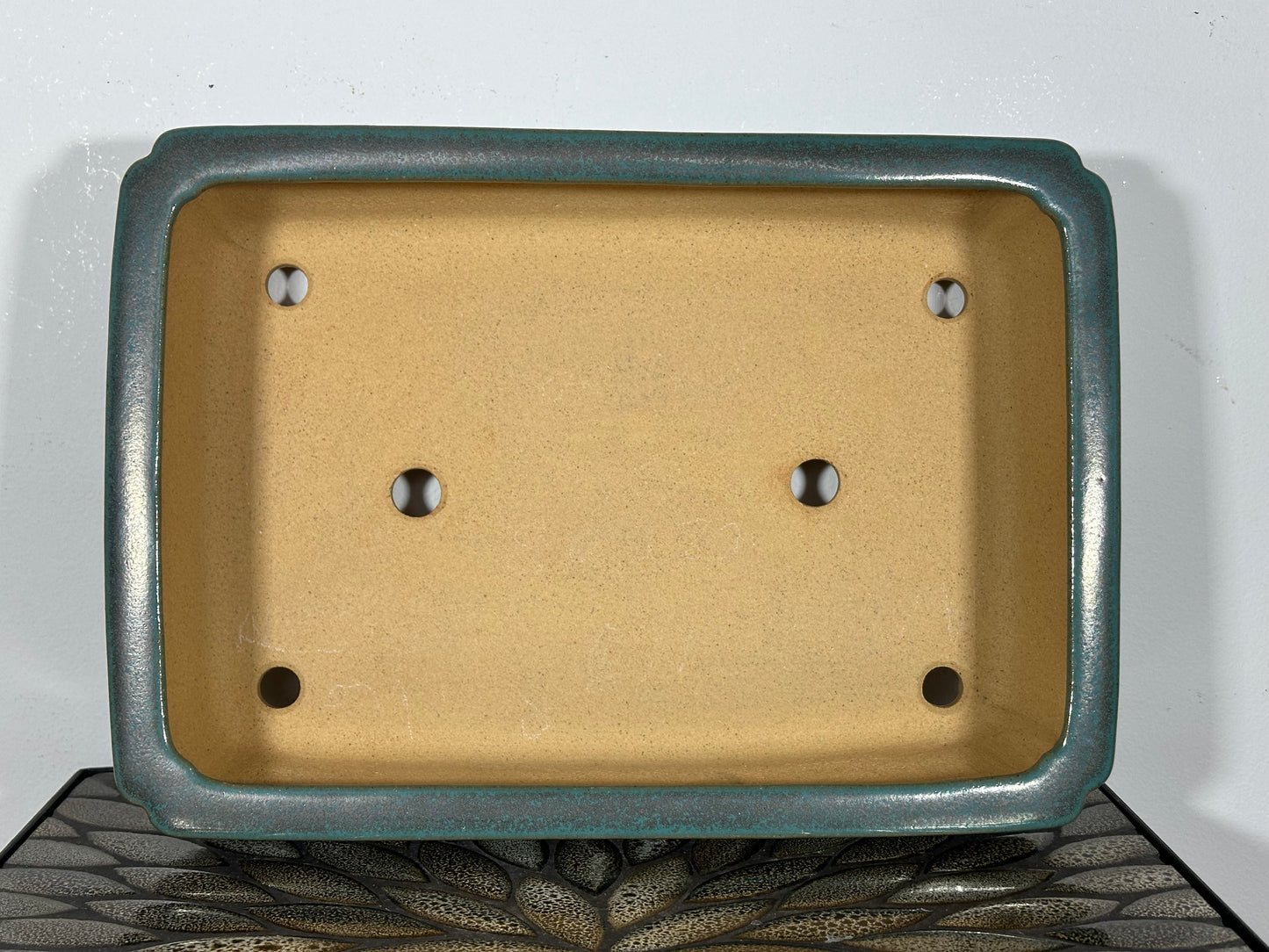 NEW Japanese Tokoname Rectangular Bonsai Pot REIHOU - 13.75” By 9.75”