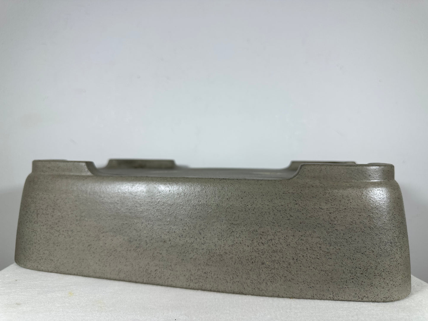 Preowned Japanese Tokoname Unglazed Rectangular Bonsai Pot Seizan - 16.5” By 11.5”