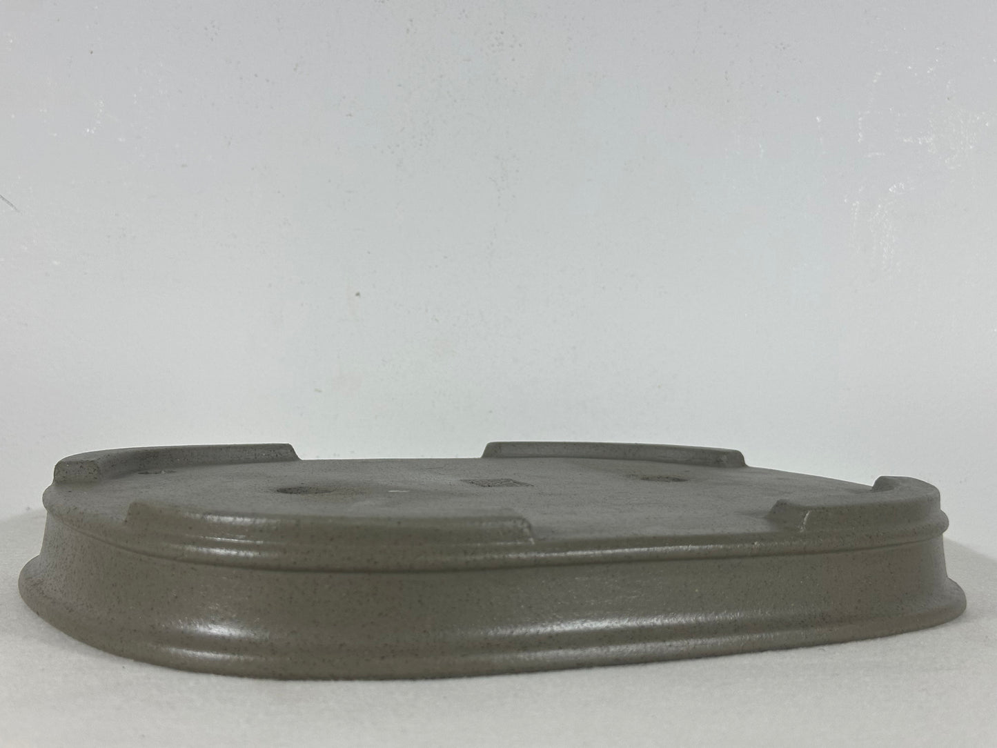 Preowned Japanese Tokoname Unglazed Rectangular Shallow Bonsai Pot Seizan - 12.25” By 9”