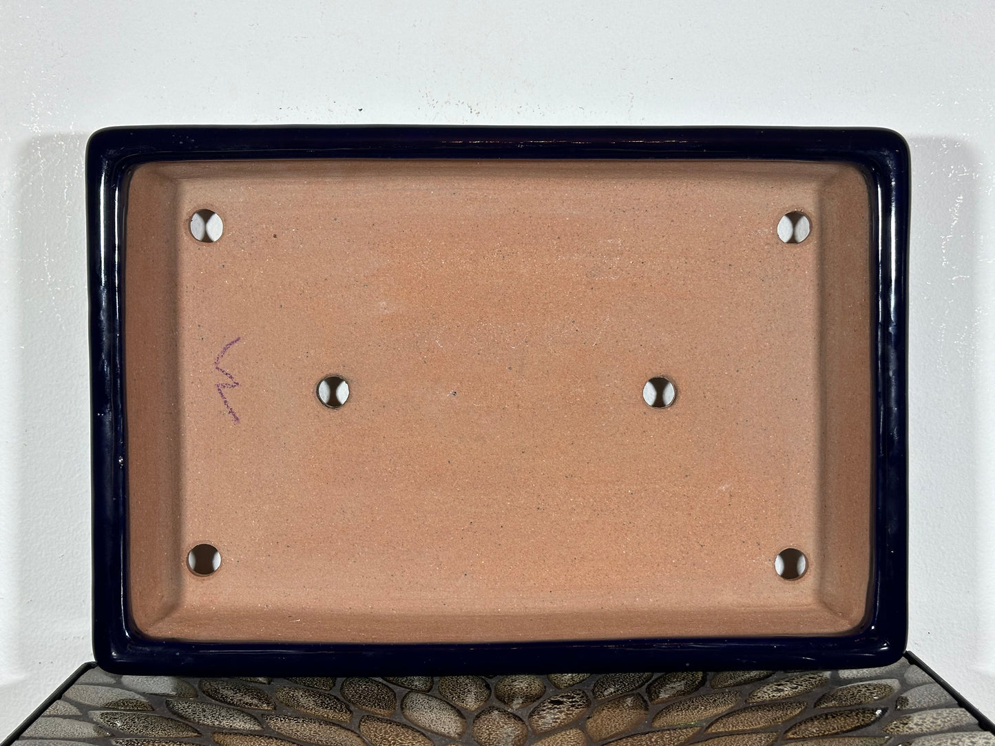 NEW Japanese Tokoname Rectangular Shallow Bonsai Pot REIHOU - 15” By 10.25”