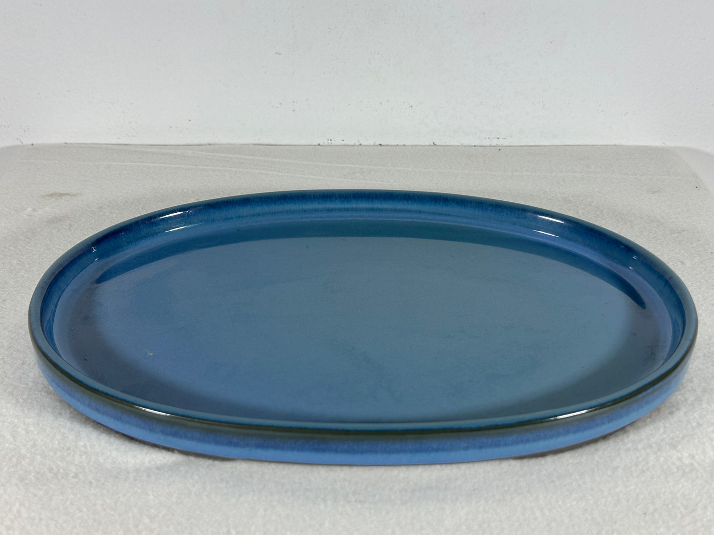 New Japanese Glazed Suiban for Suiseki Bonsai Harumatsu - 11 3/8” By 8”