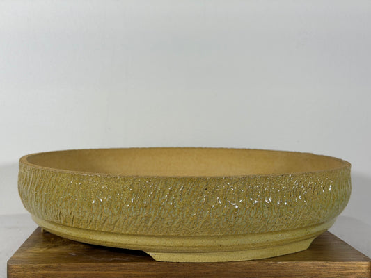 Victor Shelton Round Bonsai Pot (American-Made) - 10.75” By 2.25”