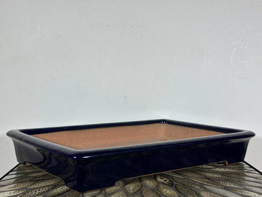 NEW Japanese Tokoname Rectangular Shallow Bonsai Pot REIHOU - 15” By 10.25”
