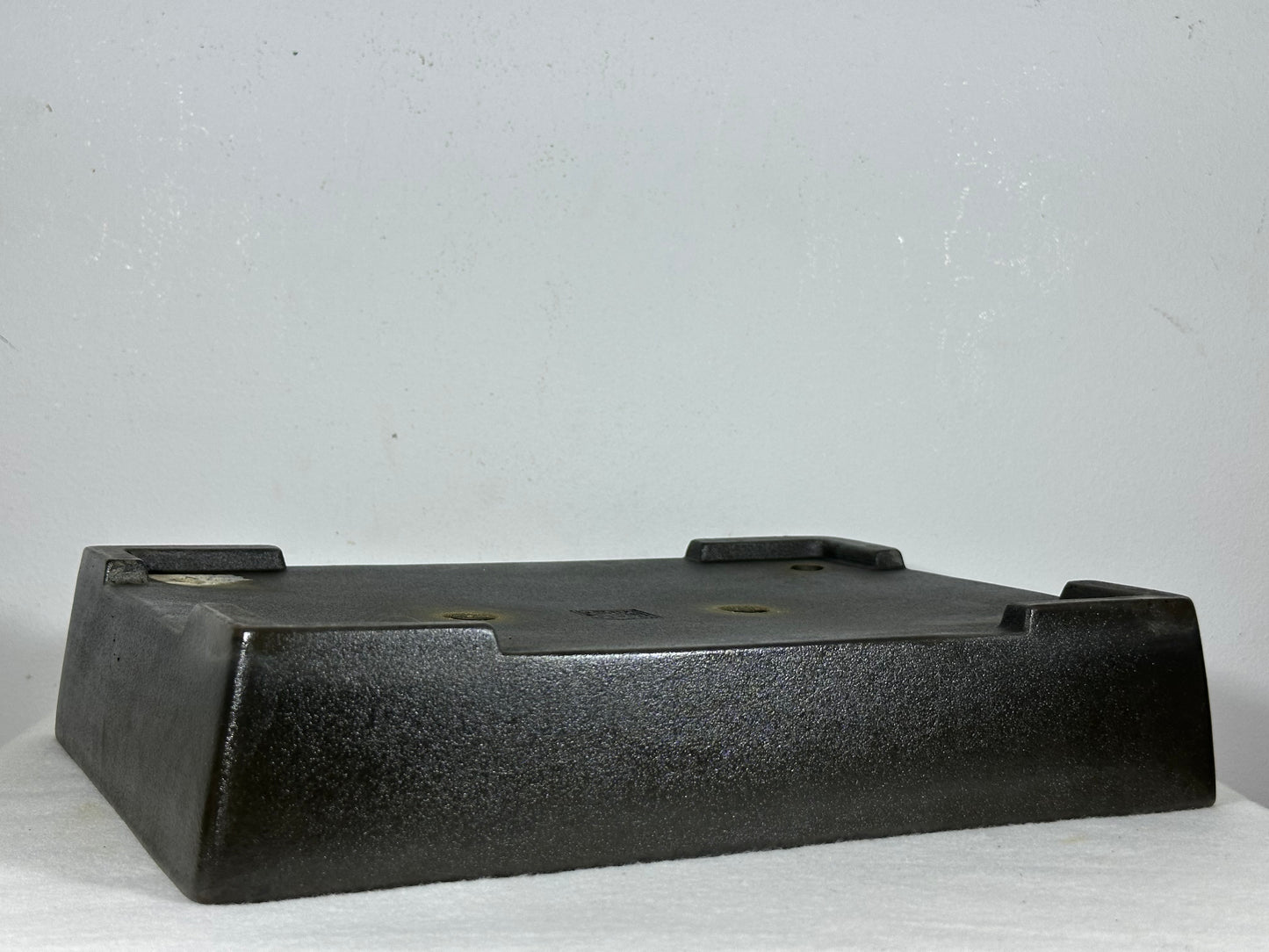 Preowned Japanese Tokoname Unglazed Rectangular Bonsai Pot Seizan - 13” By 9”