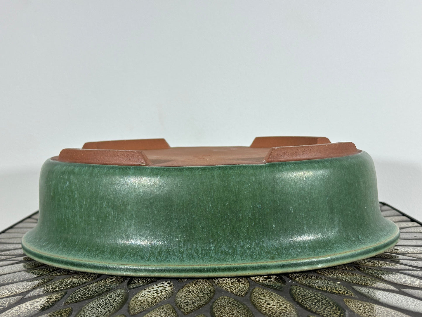 NEW Japanese Tokoname Glazed Bonsai Pot YOZAN - 12.5” By 10”