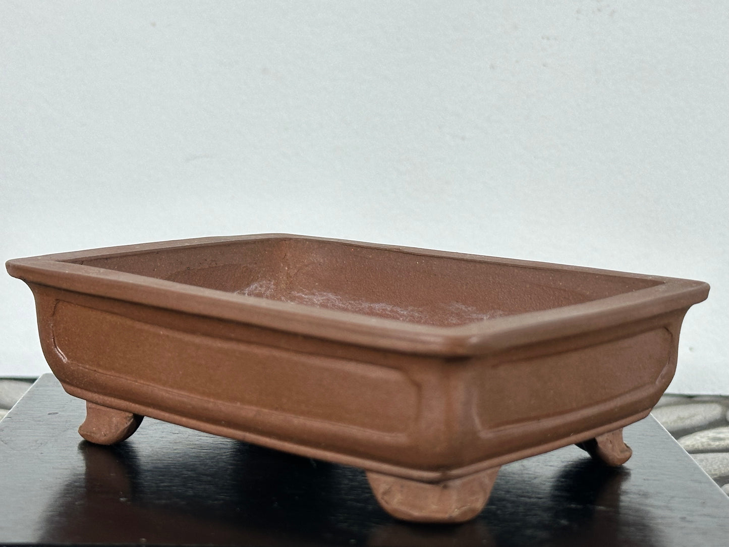 Preowned High Quality China Rectangular Bonsai Pot - 5” By 3.75”