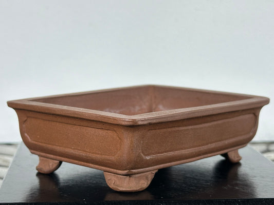 Preowned High Quality China Rectangular Bonsai Pot - 5” By 3.75”