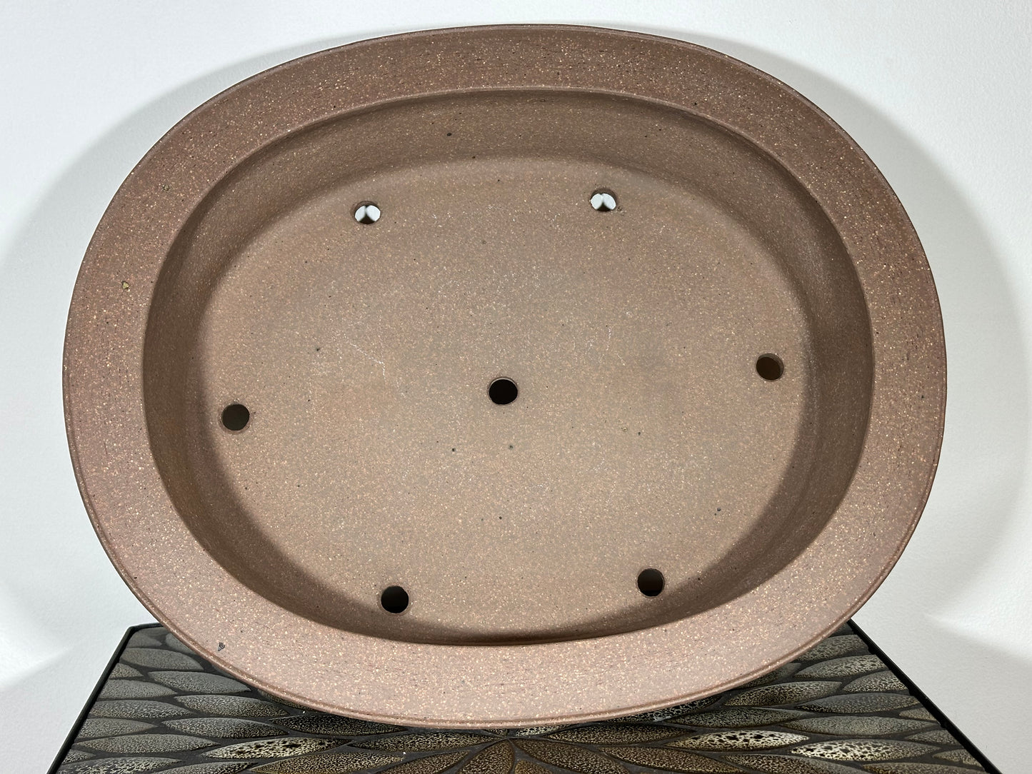 NEW Japanese Tokoname Oval Bonsai Pot REIHOU - 17” By 14.25”