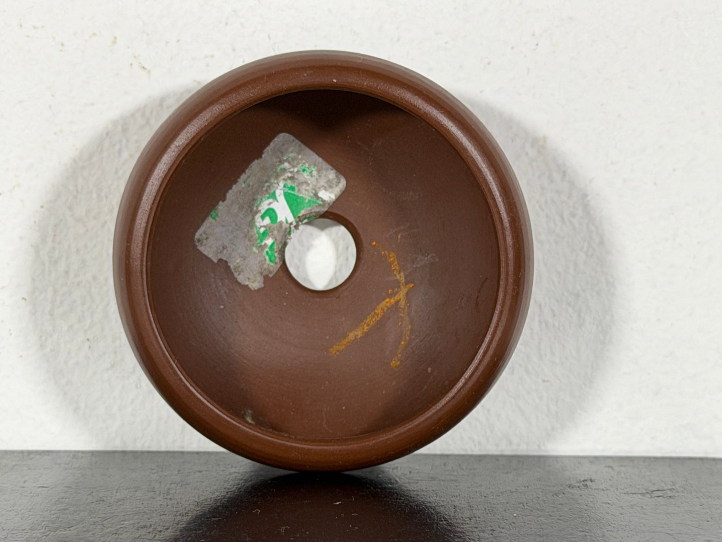 New Japanese Tokoname Unglazed Round Bonsai Pot Bigei - 2.75” By 1.25”