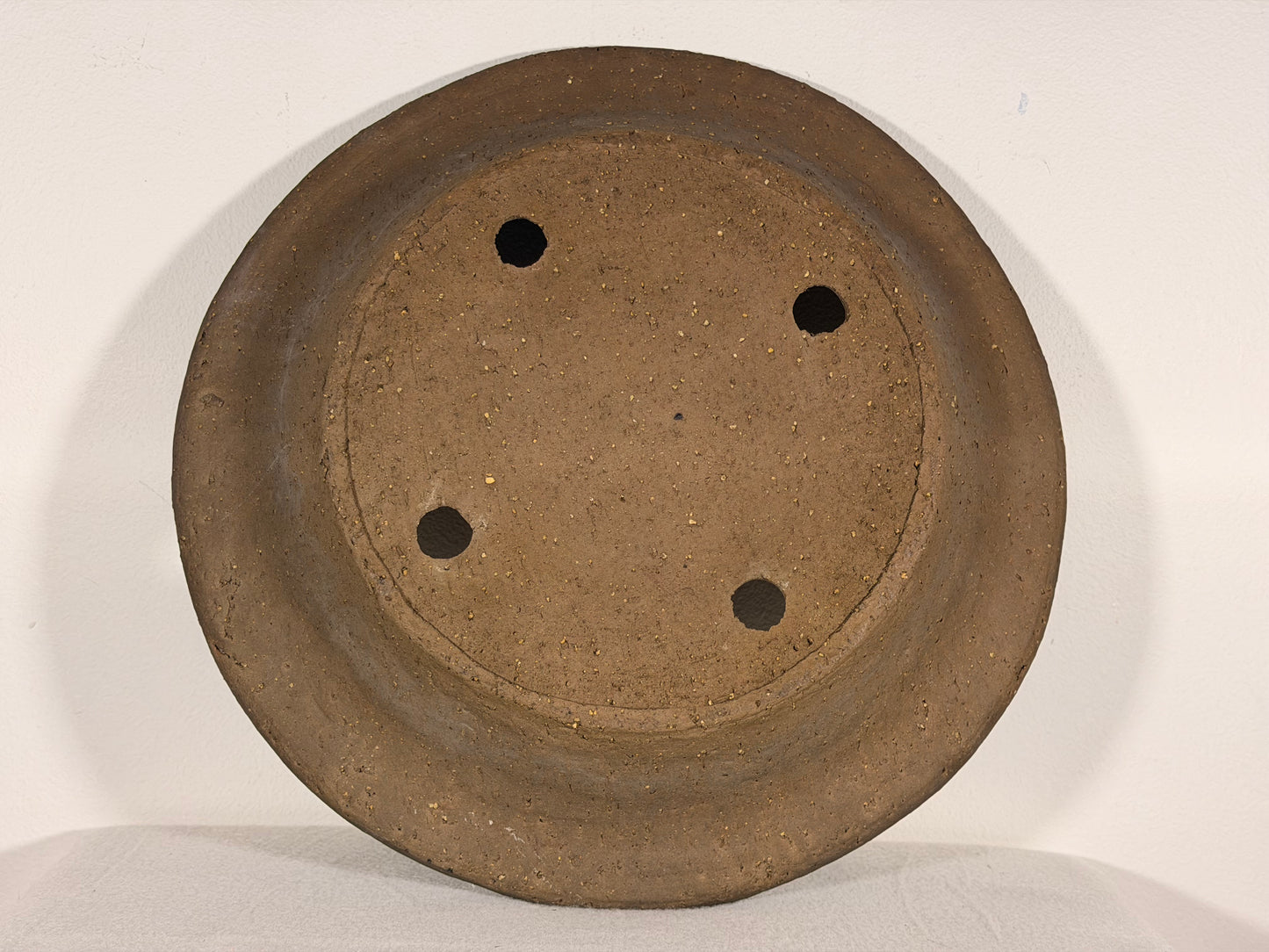 Preowned Japanese Tokoname Unglazed Nanban Style Bonsai Pot - 14” By 2.25”