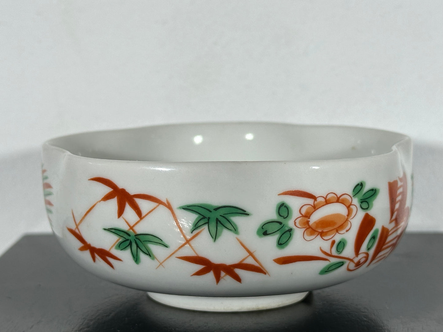 Preowned Japanese Hand Painted Pot by Kutani - 4” By 1.75”
