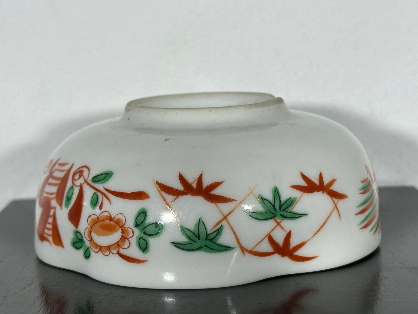 Preowned Japanese Hand Painted Pot by Kutani - 4” By 1.75”