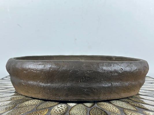 Preowned Japanese Tokoname Nanban Style Bonsai Pot - 10.5” By 3.5”