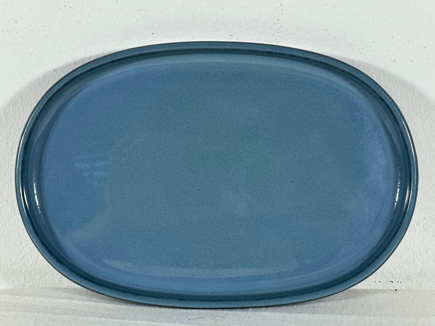 New Japanese Glazed Suiban for Suiseki Bonsai Harumatsu - 7 3/8” By 4 7/8”