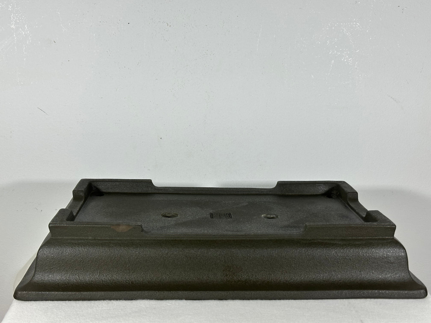Preowned Japanese Tokoname Unglazed Rectangular Shallow Bonsai Pot Seizan - 16” By 10”