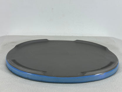 New Japanese Glazed Suiban for Suiseki Bonsai Harumatsu - 12.5” By 9”