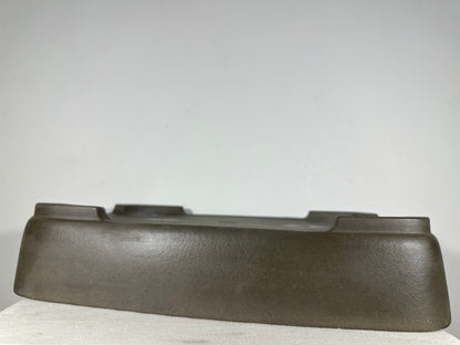 Preowned Japanese Tokoname Unglazed Rectangular Bonsai Pot Seizan - 19.25” By 14”