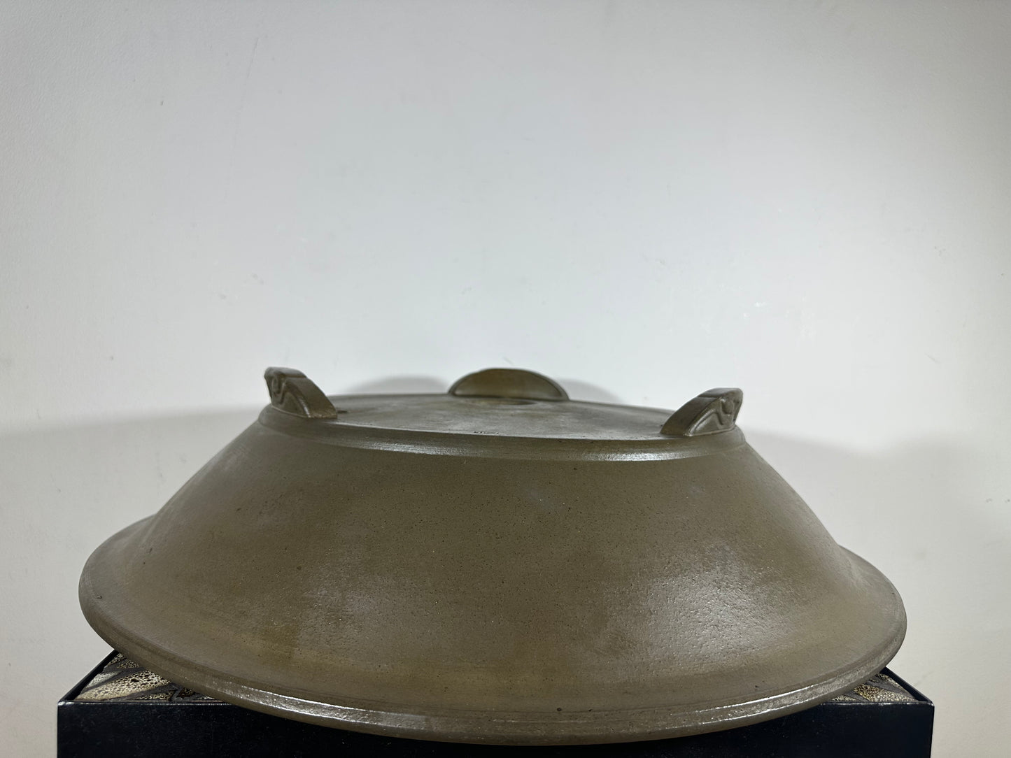 Preowned Japanese Tokoname Unglazed Ground Bonsai Pot Sugi - 22.75” By 5 5/8”