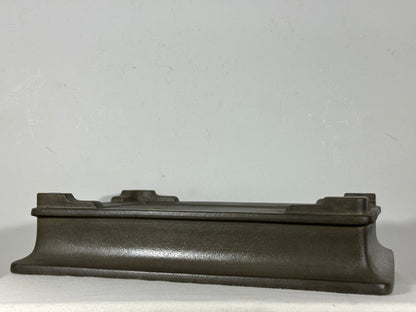 Preowned Japanese Tokoname Unglazed Rectangular Bonsai Pot Seizan - 15.25” By 11.25”