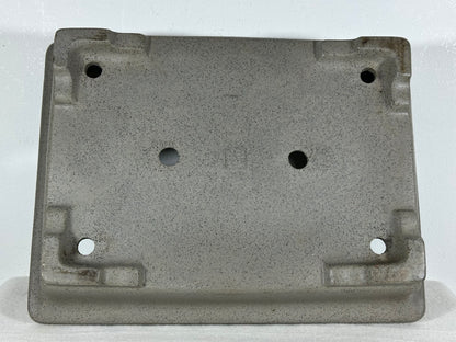 Preowned Japanese Tokoname Unglazed Rectangular Bonsai Pot Seizan - 12.75” By 9.75”