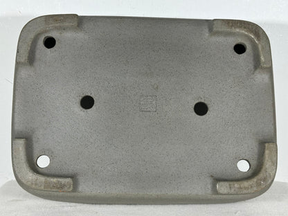 Preowned Japanese Tokoname Unglazed Rectangular Bonsai Pot Seizan - 13” By 9.25”