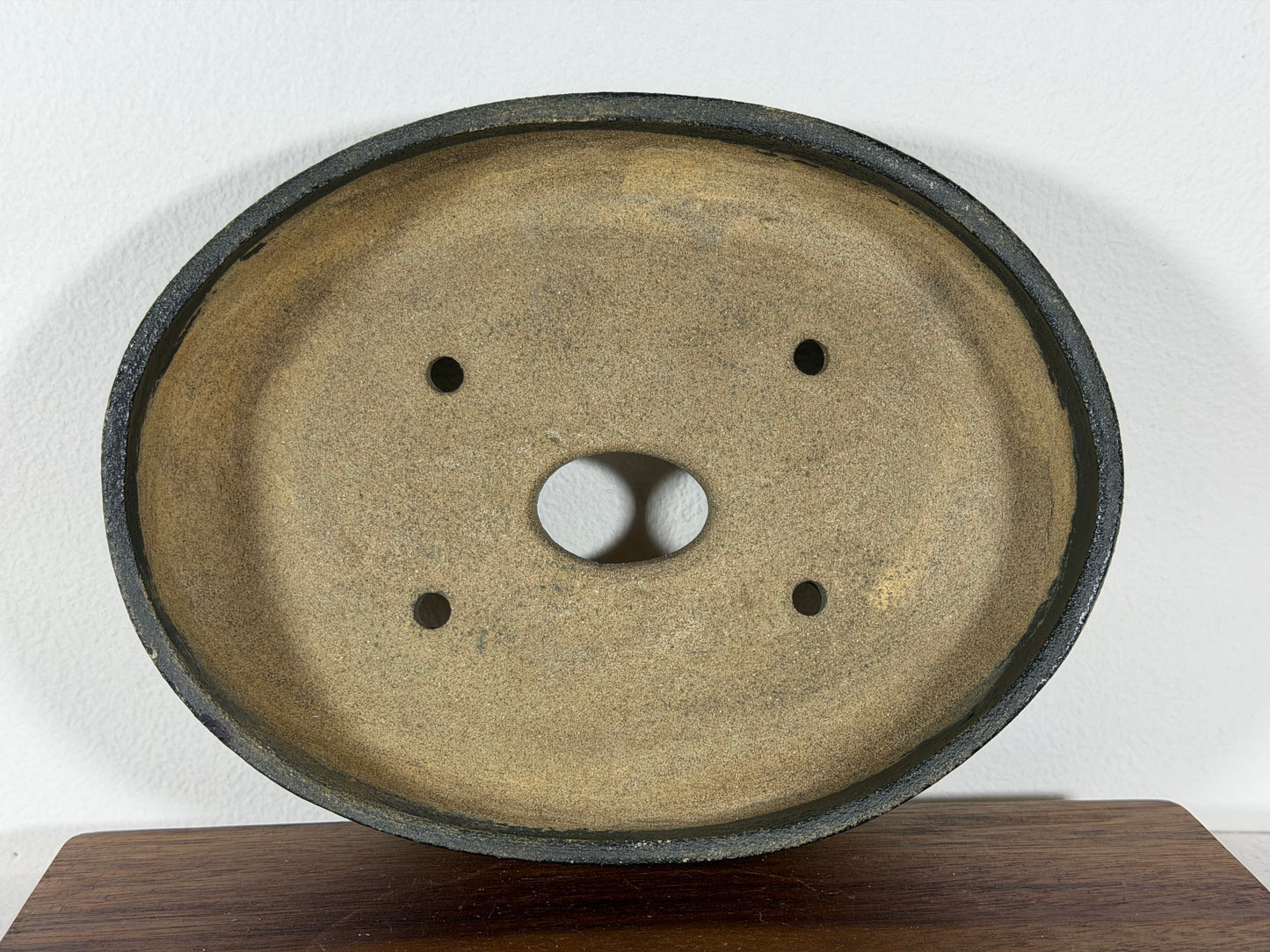 Victor Shelton Glazed Oval Bonsai Pot (American-Made) 8” By 6”