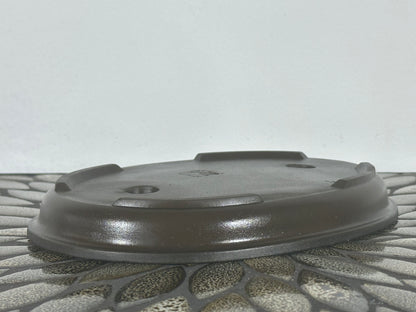 Preowned Japanese Bonsai Pot has Stamps - 9” By 6.5”