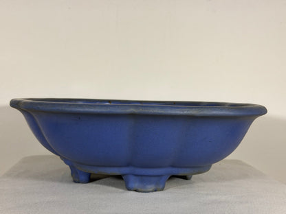 Preowned Japanese Tokoname Mokko Style Bonsai Pot Itikou - 14.75” By 13.5”