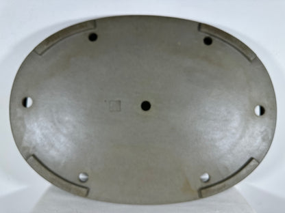 Preowned Japanese Tokoname Oval Shallow Bonsai Pot Seizan - 20.5” By 14.5”