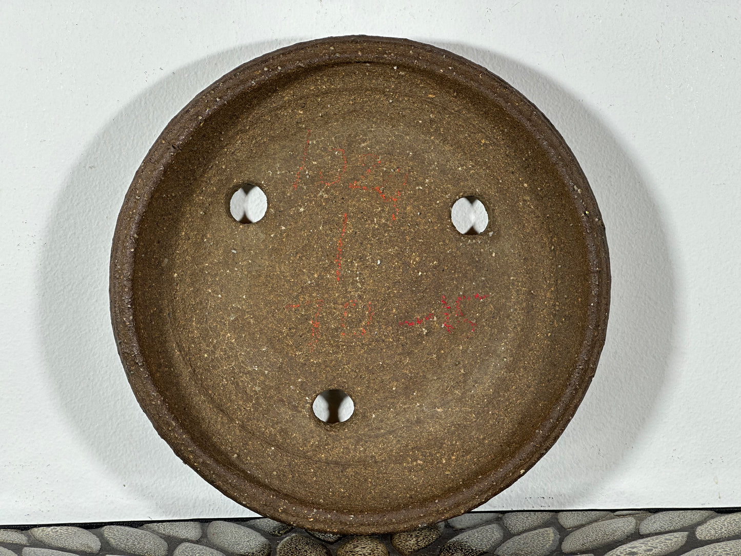 Preowned Japanese Tokoname Unglazed Nanban Style Bonsai Pot - 9” By 1.75”